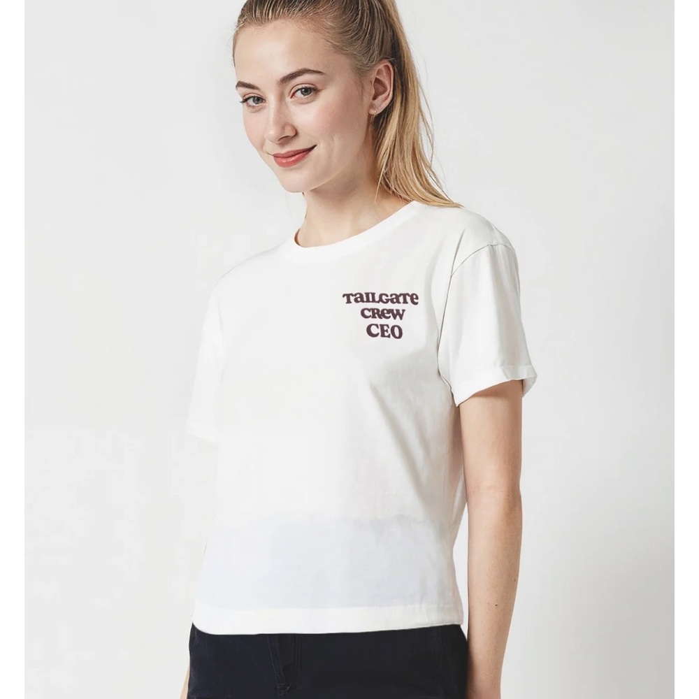 Wildfox Tailgate Crew CEO Tee NWT